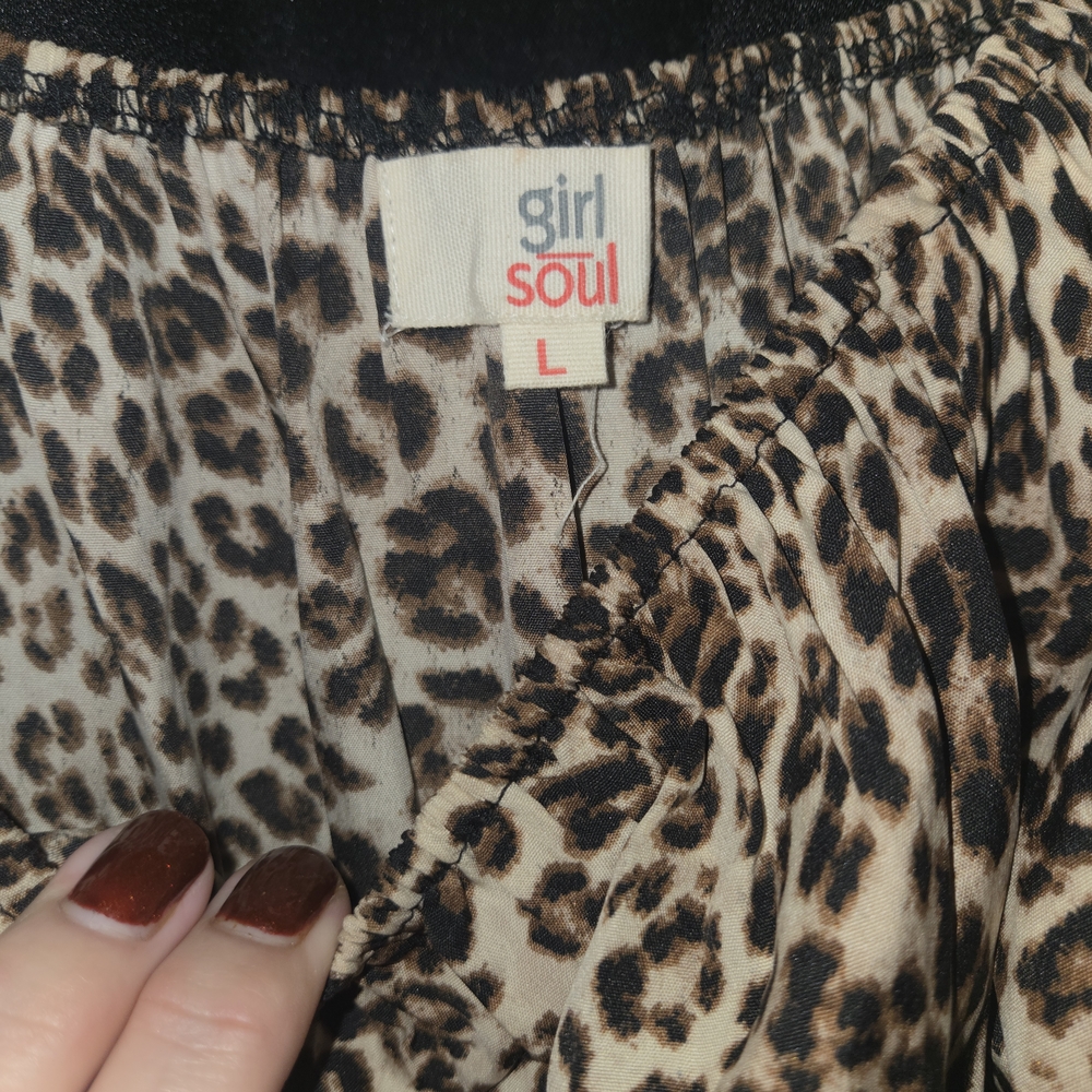 Leopard Print Maxi Dress - Picture 2 of 6